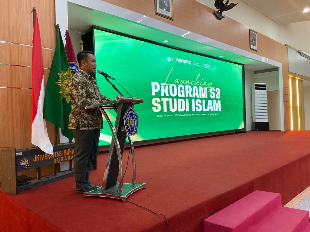 UM Surabaya Launching Program Doktoral Studi Islam untuk Pengembangan Ilmu Pengetahuan