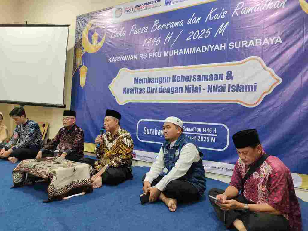 Semangat Kebersamaan dan Pengembangan Diri Warnai Buka Puasa Bersama di RS PKU Muhammadiyah Surabaya