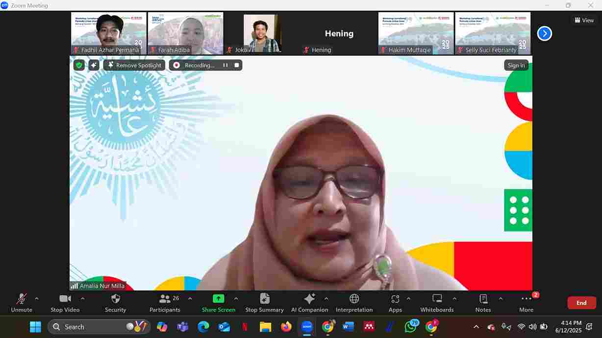 Kaum Muda Lintas Iman Bandung Perkuat Kapasitas Jurnalisme demi Suarakan Keadilan Iklim