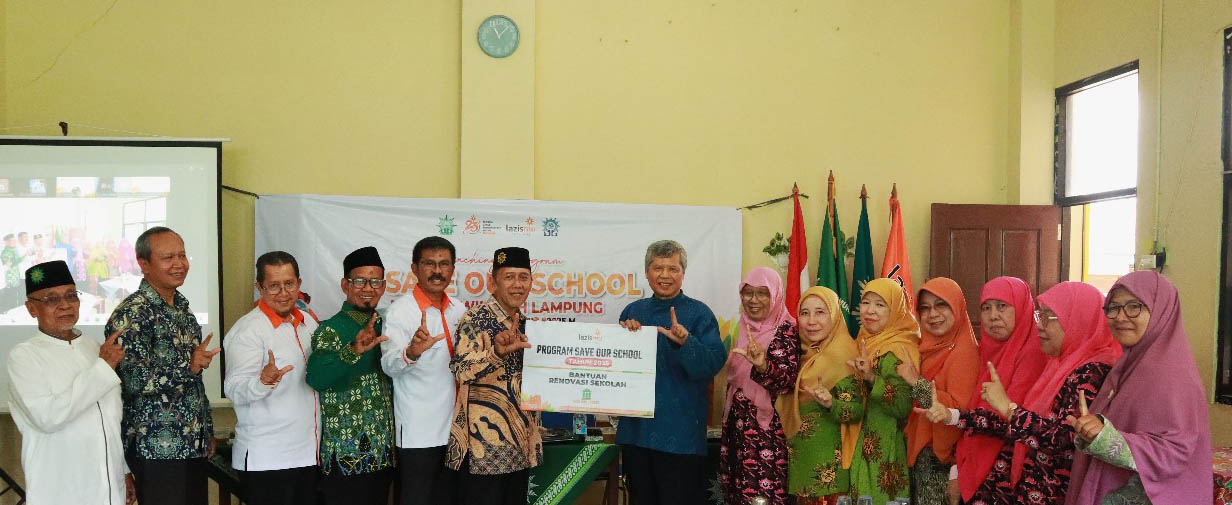 LAZISMU Lampung Launching Program Save Our School, 25 Sekolah Terima Bantuan.