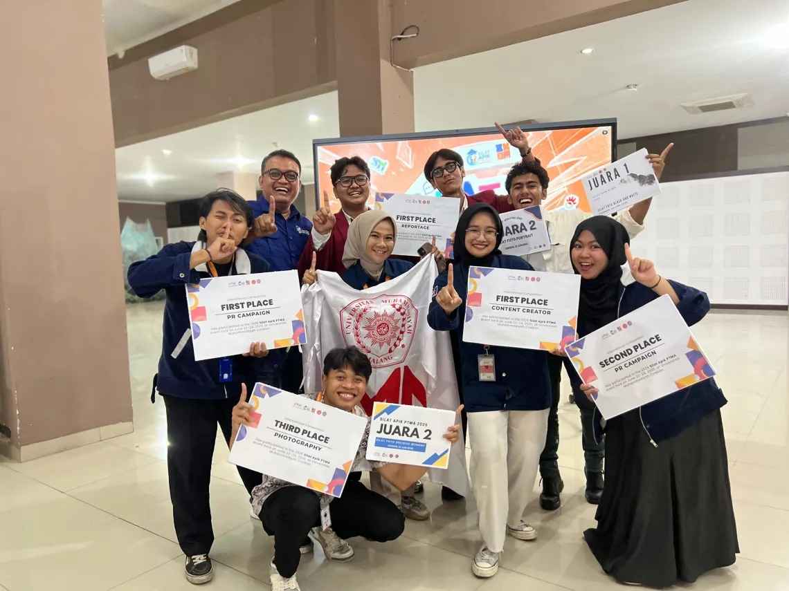 Ilmu Komunikasi UMM Borong Berbagai Penghargaan di Ajang Internasional SILAT APIK