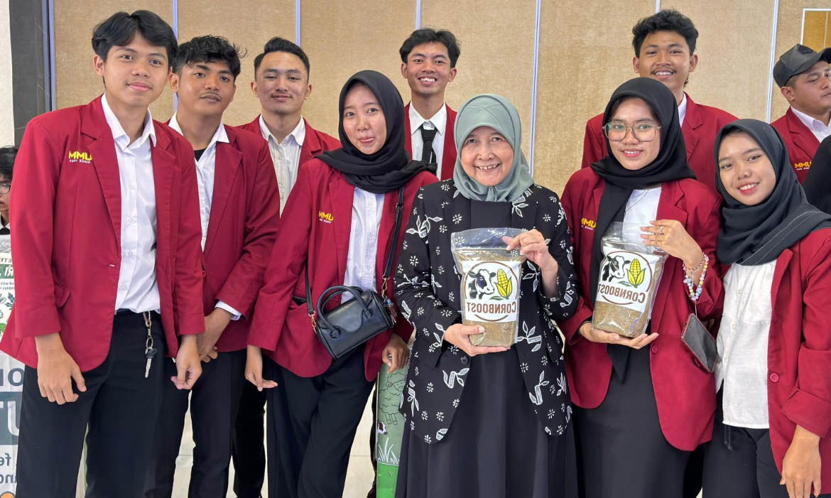 Pakan Ternak CornBoost, Karya Tim Mahasiswa UMM untuk Sapi Perah