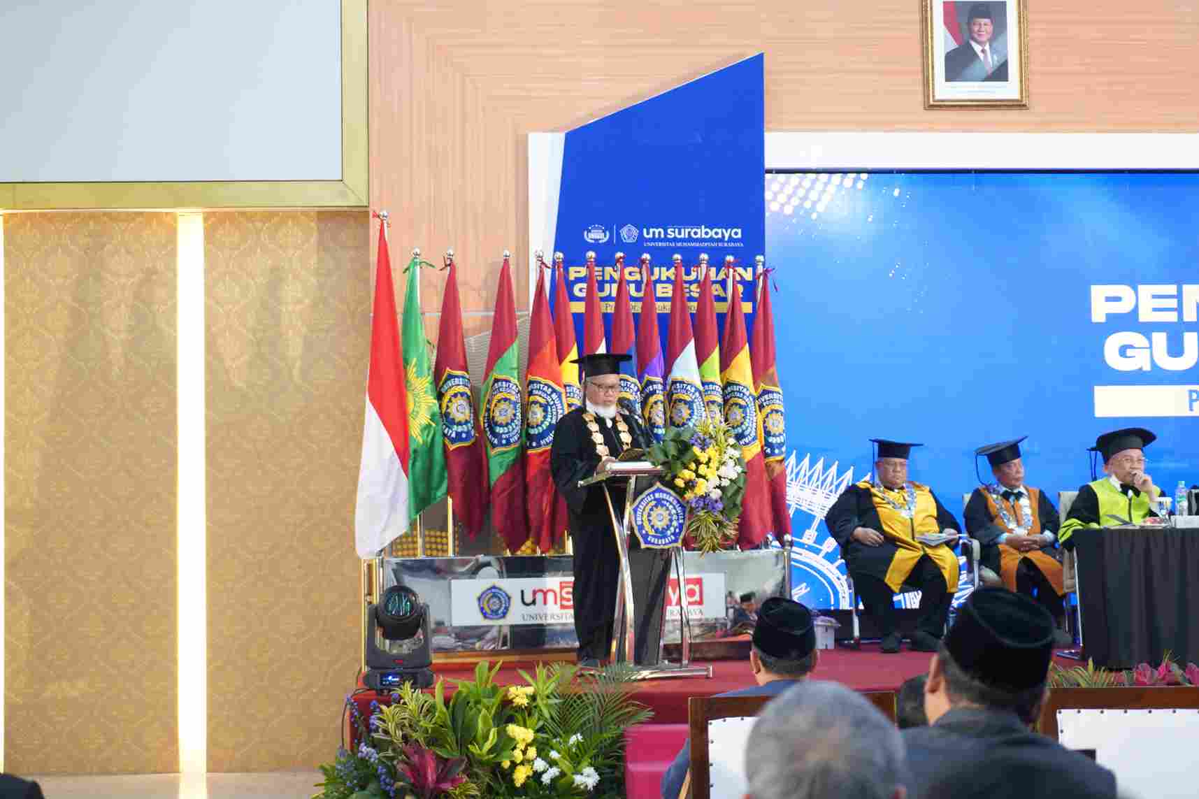 Dikukuhkan Sebagai Guru Besar UM Surabaya, Prof Sukadiono Sampaikan Peran Ilmu untuk Menunjang Prestasi Atlet