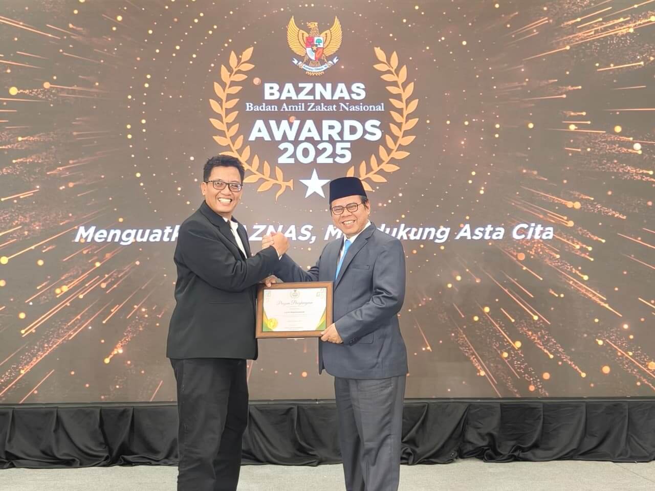 Lazismu Raih Penghargaan Nasional Sebagai Lembaga Penghimpun ZIS Terbaik