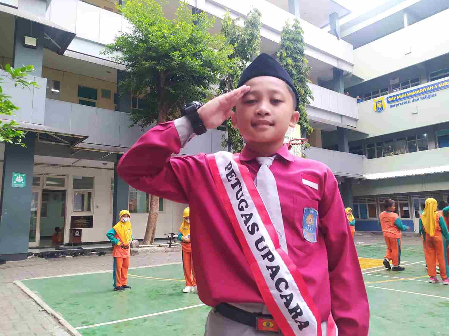 Hafiz Cilik SD Musix Pimpin Pasukan Upacara HUT RI: Aksi Zidan Al-Makkah Pukau Peserta