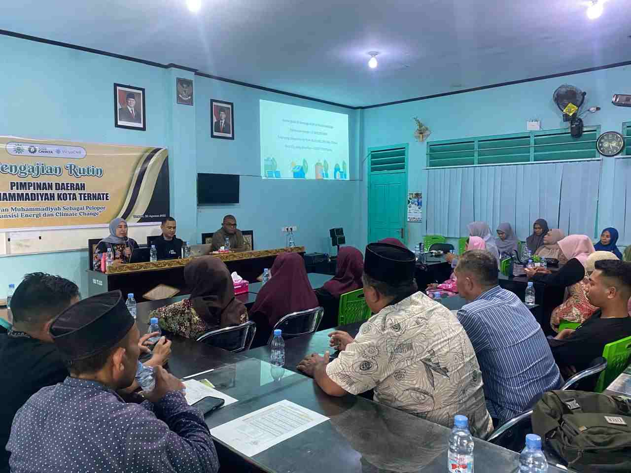 Pengajian Rutin PDM Ternate: Muhammadiyah sebagai Pelopor Transisi Energi dan Perubahan Iklim