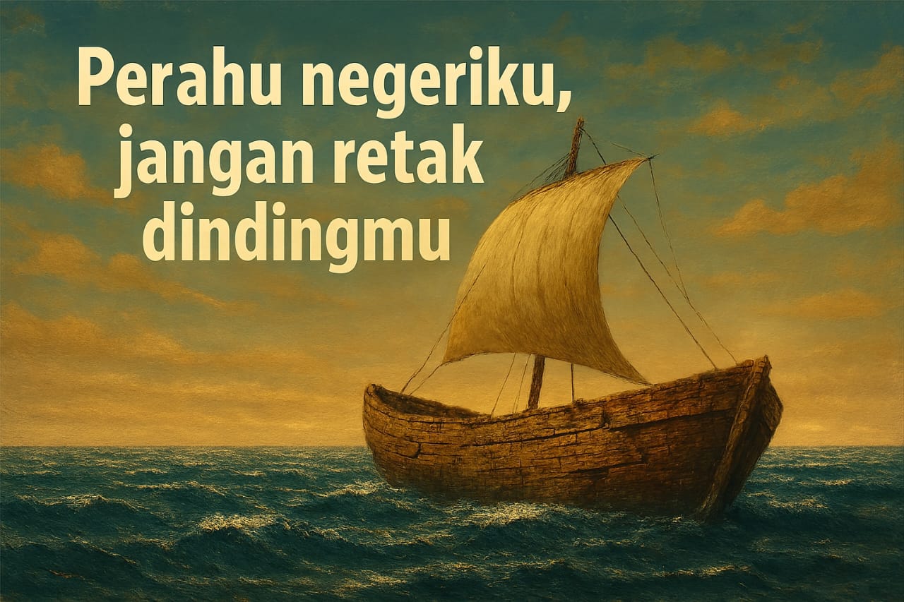 Perahu Negeriku Jangan Retak Dindingmu