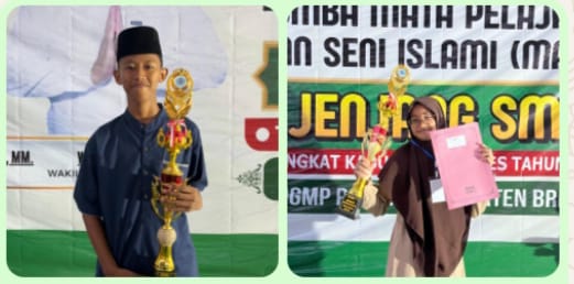 Dua Santri SMP MBS Wanasari Brebes Siap Melangkah ke Panggung MAPSI Provinsi Jawa Tengah