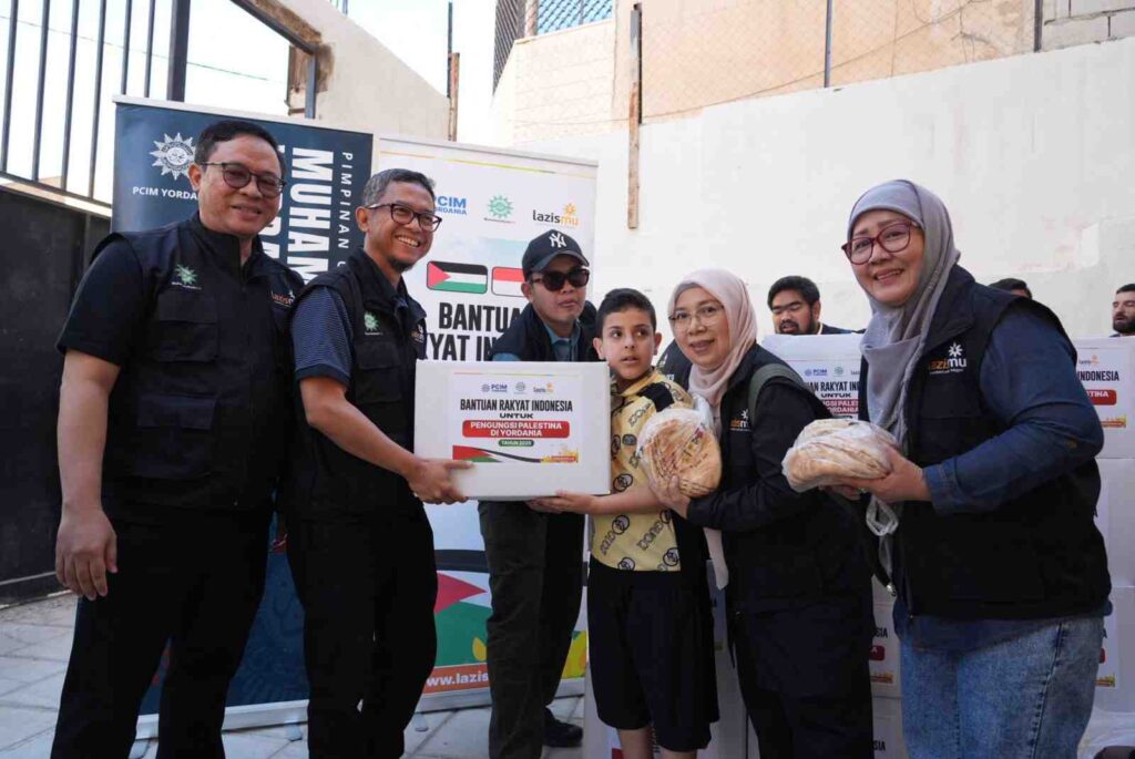 Lazismu Salurkan Bantuan Kemanusiaan untuk Pengungsi Palestina di Yordania