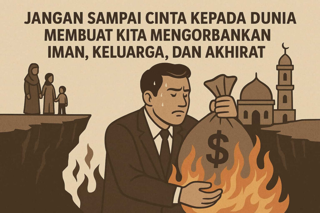 Cinta Dunia Hingga Mengorbankan Iman, Keluarga dan Akhirat