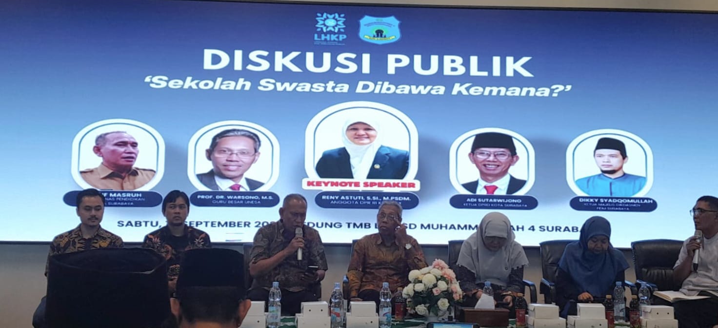 Muhammadiyah Surabaya Gelar Diskusi Publik Masa Depan Sekolah Swasta