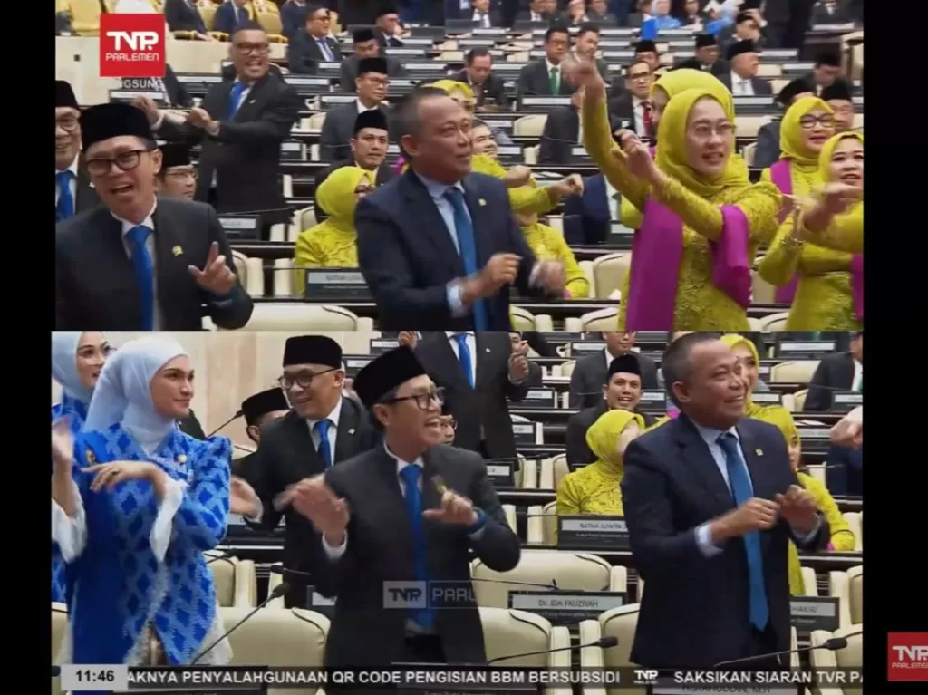 Joget di Ruang Sidang, Amarah di Jalanan