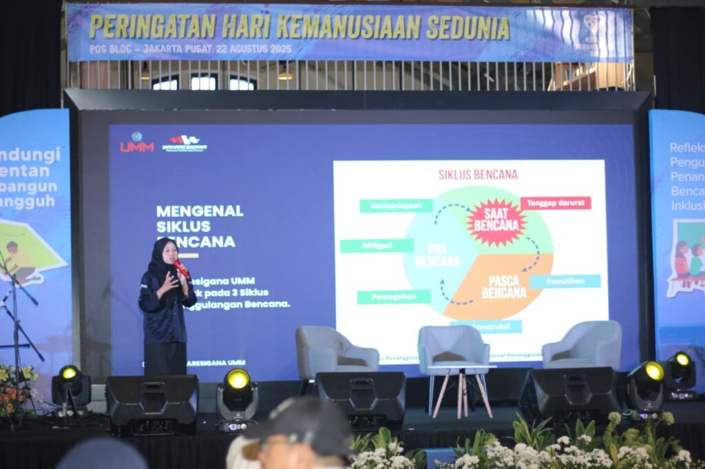 Maharesigana UMM Ambil Bagian dalam Peringatan World Humanitarian Day 2025 di Jakarta