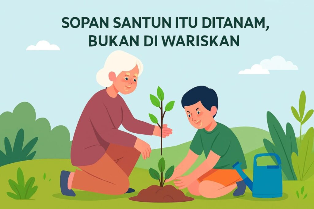 Sopan Santun itu Ditanam, Bukan Diwariskan