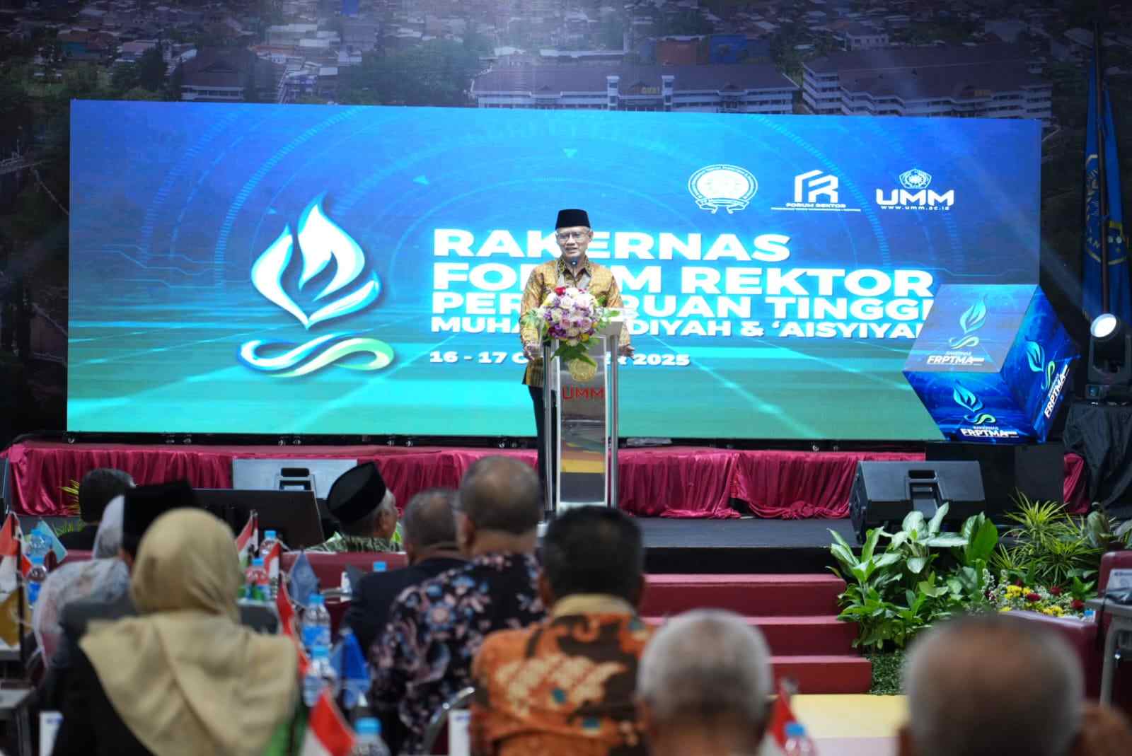 Haedar Nashir Sampaikan Lima Pesan Strategis dalam Rakernas Forum Rektor PTMA