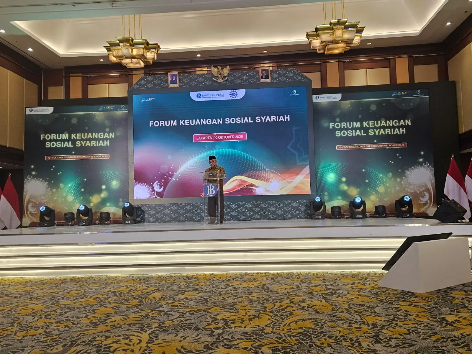 Prof. Abdul Mu’ti, membuka Rakornas III Majelis Pendayagunaan Wakaf PP Muhammadiyah, Jumat (10/10/2025).