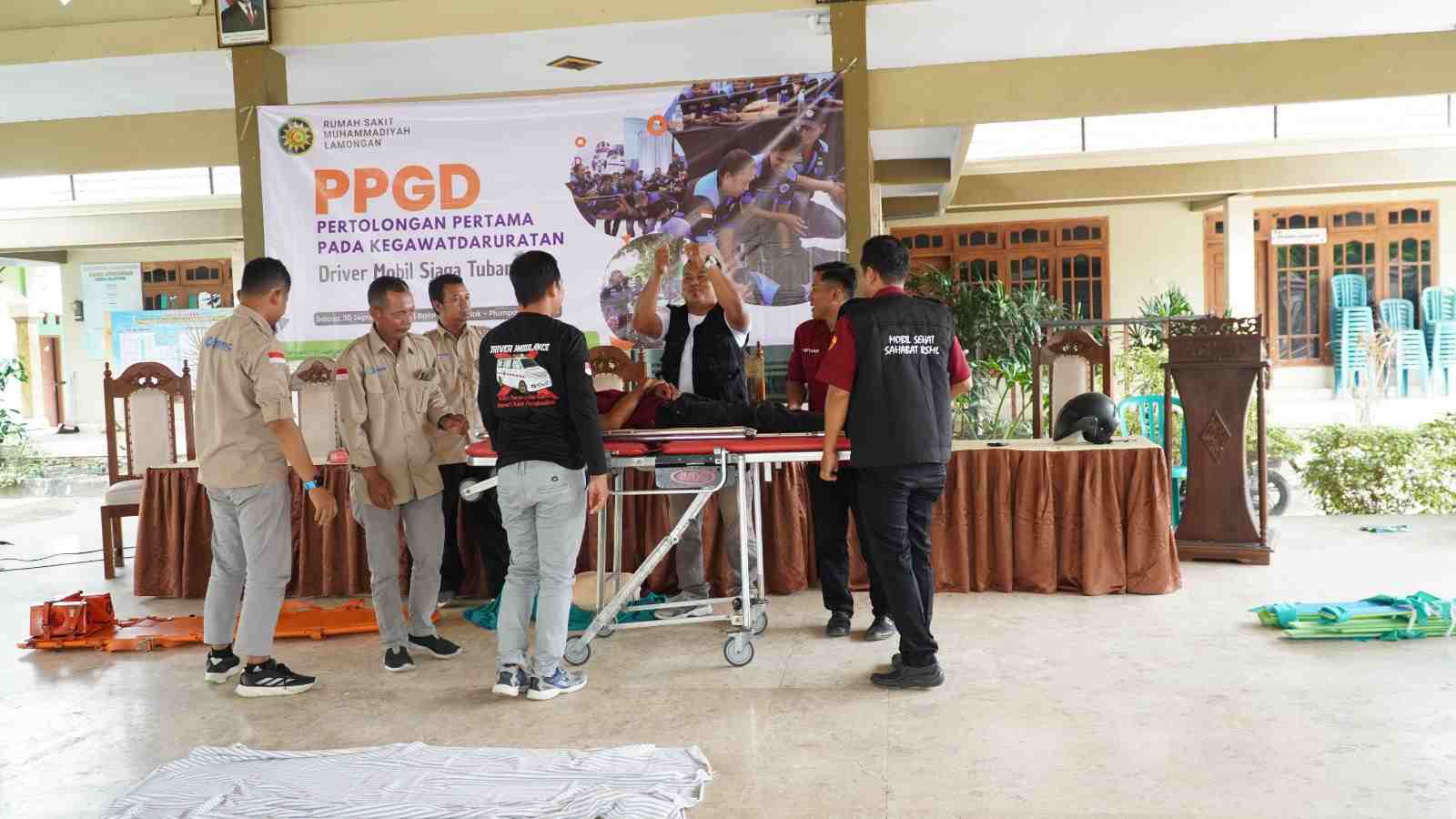 RS Muhammadiyah Lamongan Gelar Pelatihan PPGD bagi Driver Mobil Siaga di Tuban