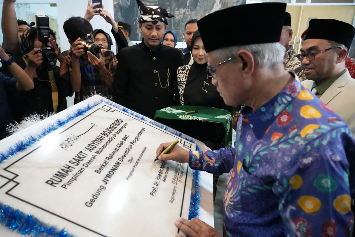 Gedung Ji’ronah RSA 'Aisyiyah Bojonegoro Diresmikan, Simbol Dakwah Kemanusiaan Muhammadiyah