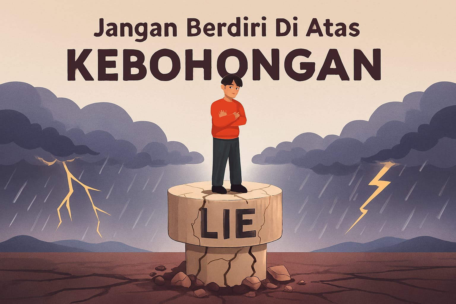 Jangan Berdiri di Atas Kebohongan