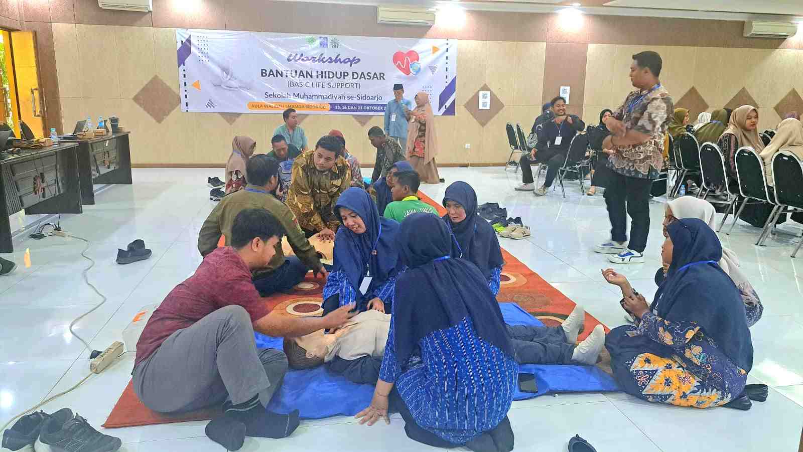 Sekolah Muhammadiyah se-Sidoarjo Gelar Pelatihan Bantuan Hidup Dasar, Membangun Pendidik Tanggap Darurat