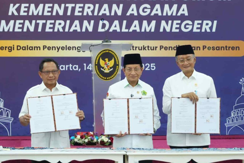 Tiga Kementerian Bersinergi Perkuat Infrastruktur Pesantren, Negara Hadir Lindungi Santri