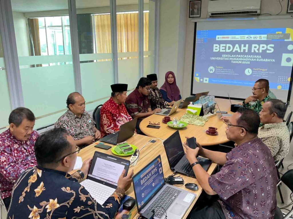 Menuju Kampus Unggul, Sekolah Pascasarjana UM Surabaya Bedah RPS Untuk Mantapkan Mutu Akademik