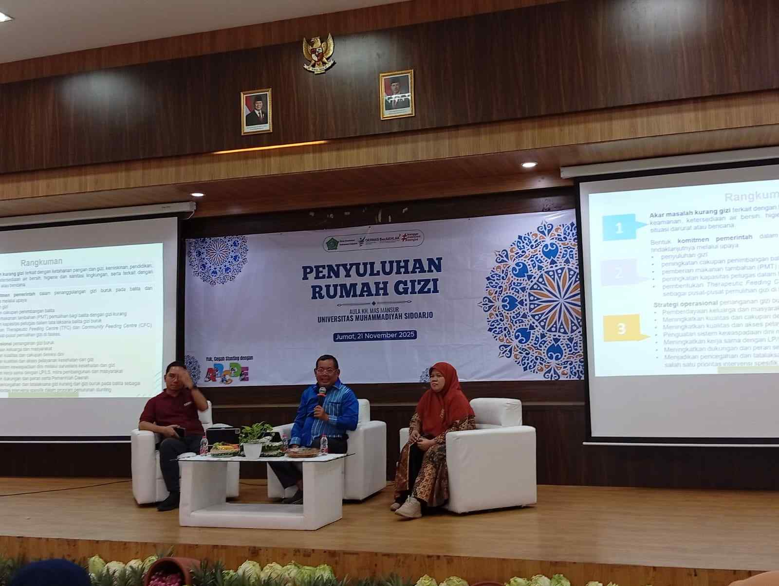 PDA Aisyiyah Sidoarjo dan Dinkes Gelar Penyuluhan Rumah Gizi untuk Tekan Stunting