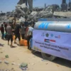 Muhammadiyah Salurkan Bantuan Air Bersih Bagi Ribuan Warga Palestina