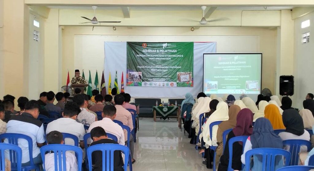 Tingkatkan Sarana Dakwah, PCPM Sugio Lamongan Gelar Pelatihan Storytelling dan Video Production