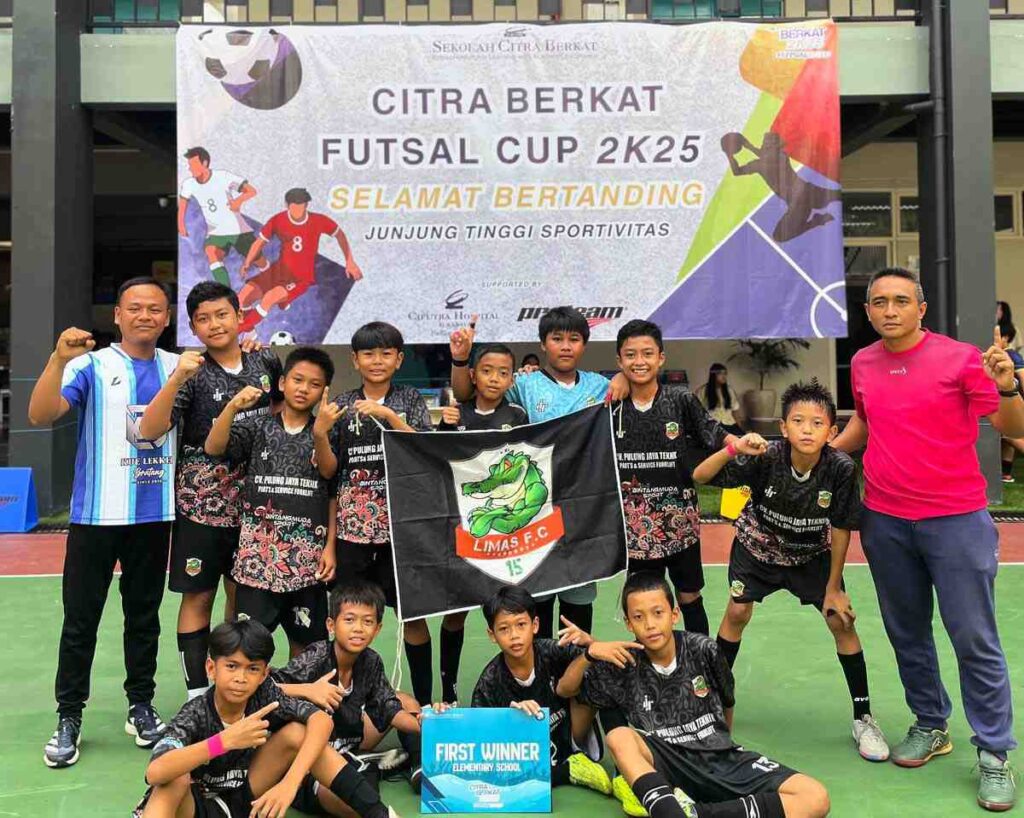 Tim Futsal Bajoel Wiyung Limas FC Raih Prestasi Gemilang di Citra Berkat Futsal Cup 2025