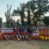 Tari Kreasi SMK Muhammadiyah Jatiroto Menambah Semarak Upacara Penurunan Bendera 17 Agustus 2024
