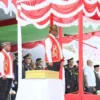 Pemuda Muhammadiyah Kalbar Inisiasi Pembentangan Merah Putih di Perbatasan Indonesia-Malaysia