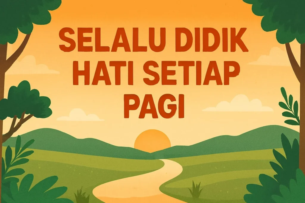 Selalu Didik Hati Setiap Pagi