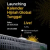 Muhammadiyah Segera Launching Kalender Hijriah Global Tunggal