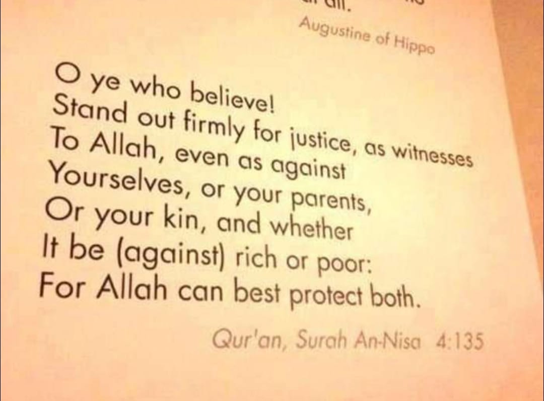 Keadilan dari Harvard University, Umar dan Prabowo