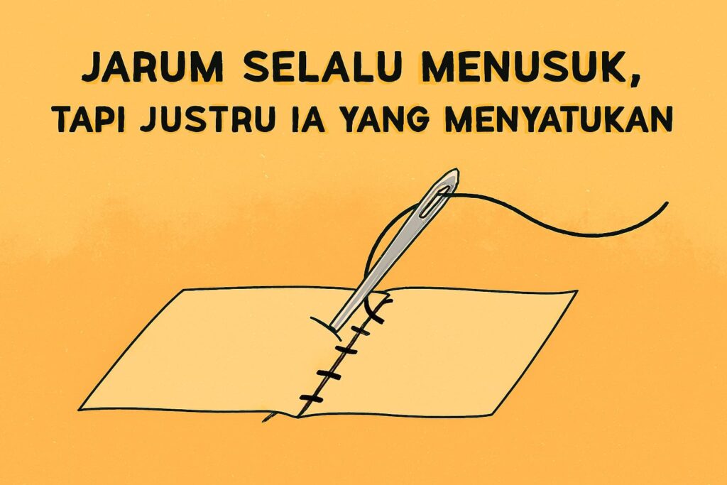Jarum Selalu Menusuk, Tapi Justru Ia yang Menyatukan