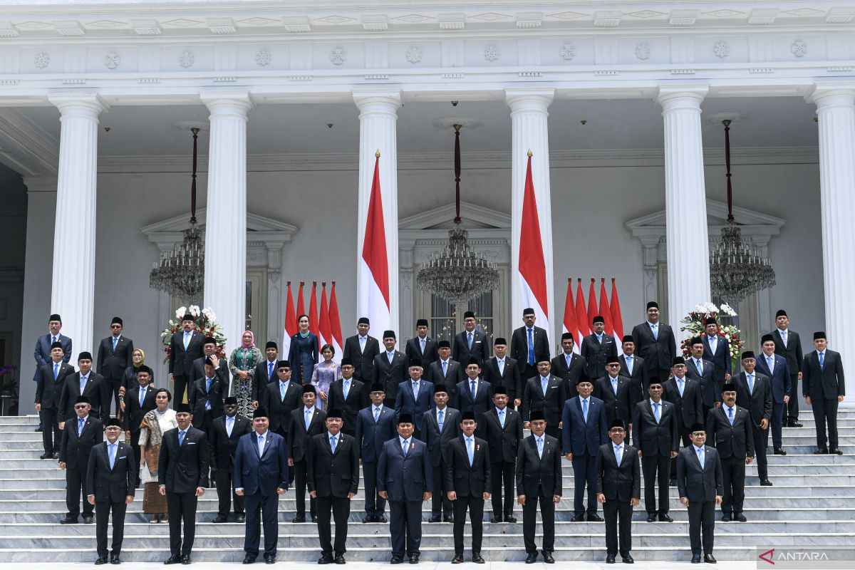 Kabinet Merah Putih usai dilantik. (ist)