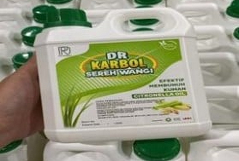 Karbol sereh hasil pemberdayaan masyarakat mahasiswa UMM. (ist)