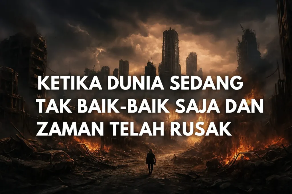 Ketika Dunia Sedang Tak Baik-baik Saja