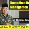 Manajemen Takwa Ramadan Di Tengah Wabah
