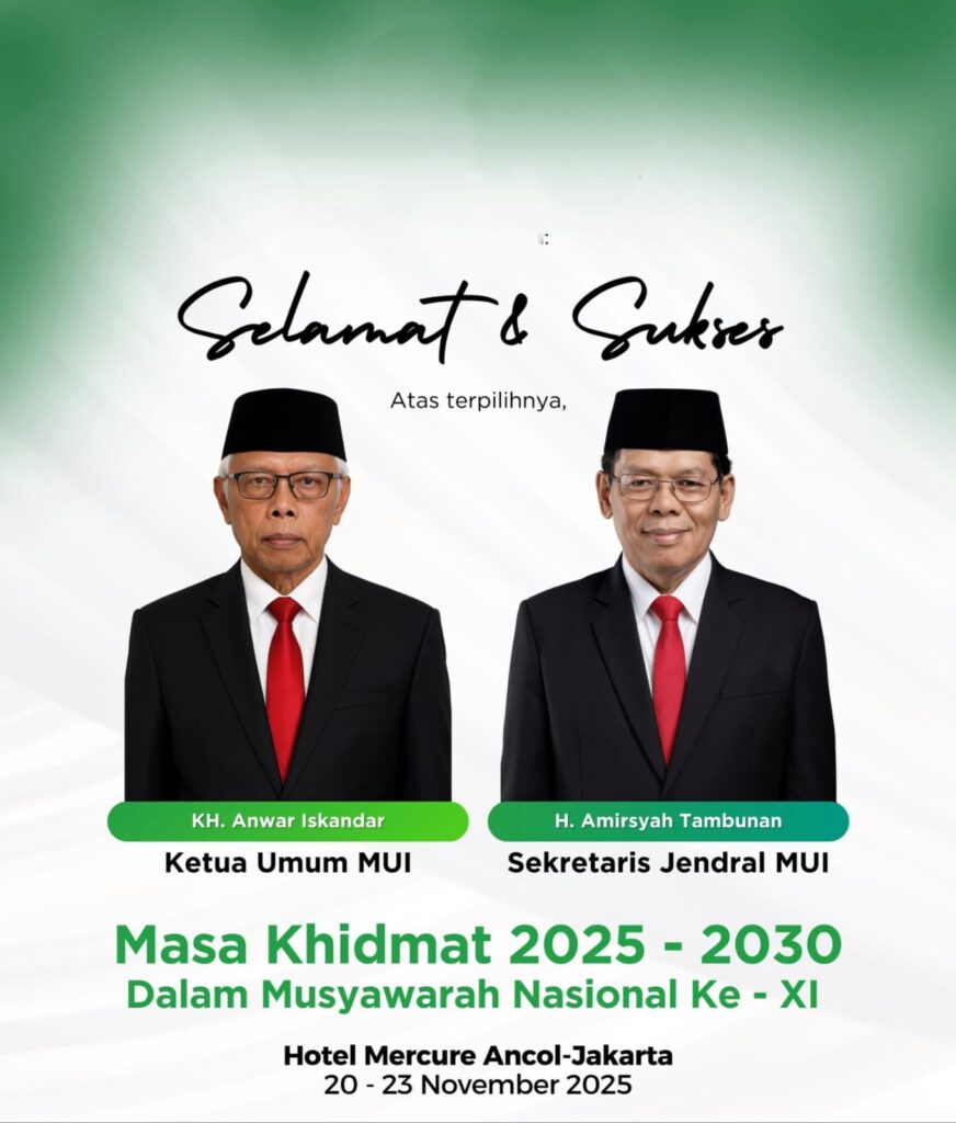 Duet KH. Anwar Iskandar - Dr. Amirsyah Tambunan Pimpin MUI Pusat 2025- 2030 