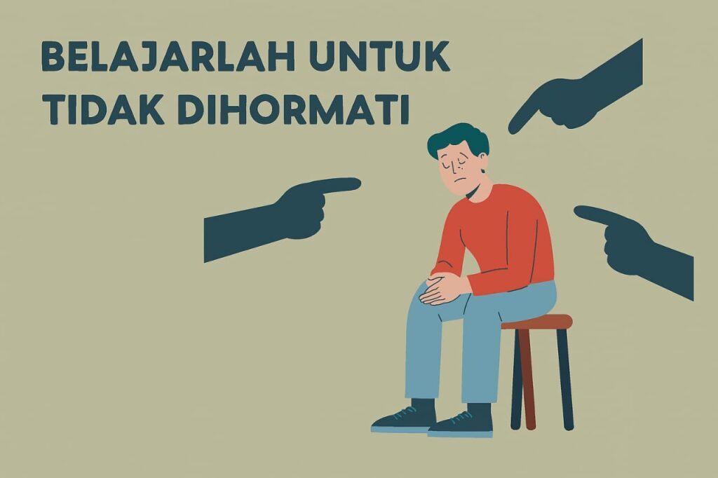Belajar Untuk Tidak Dihormati