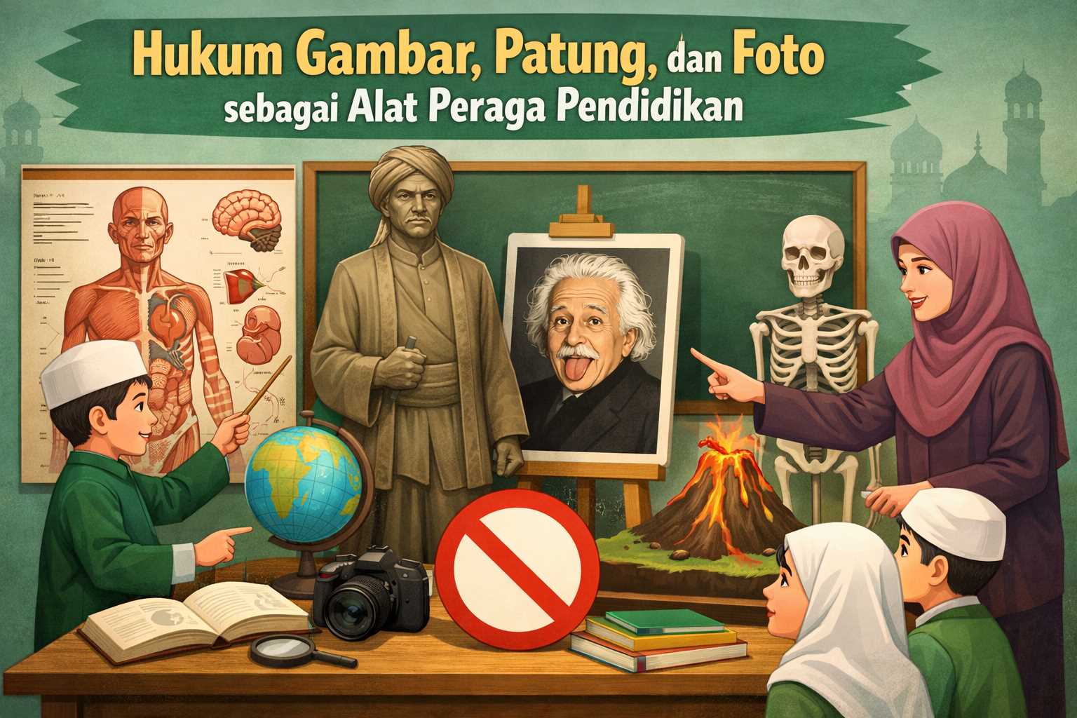 Hukum Gambar, Patung, dan Foto sebagai Alat Peraga Pendidikan