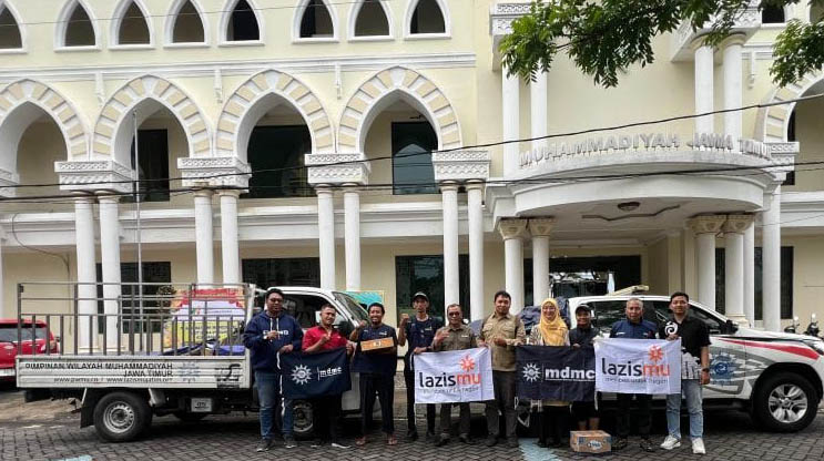 MDMC PWM Jawa Timur Berangkatkan Relawan ke Sumatra Utara