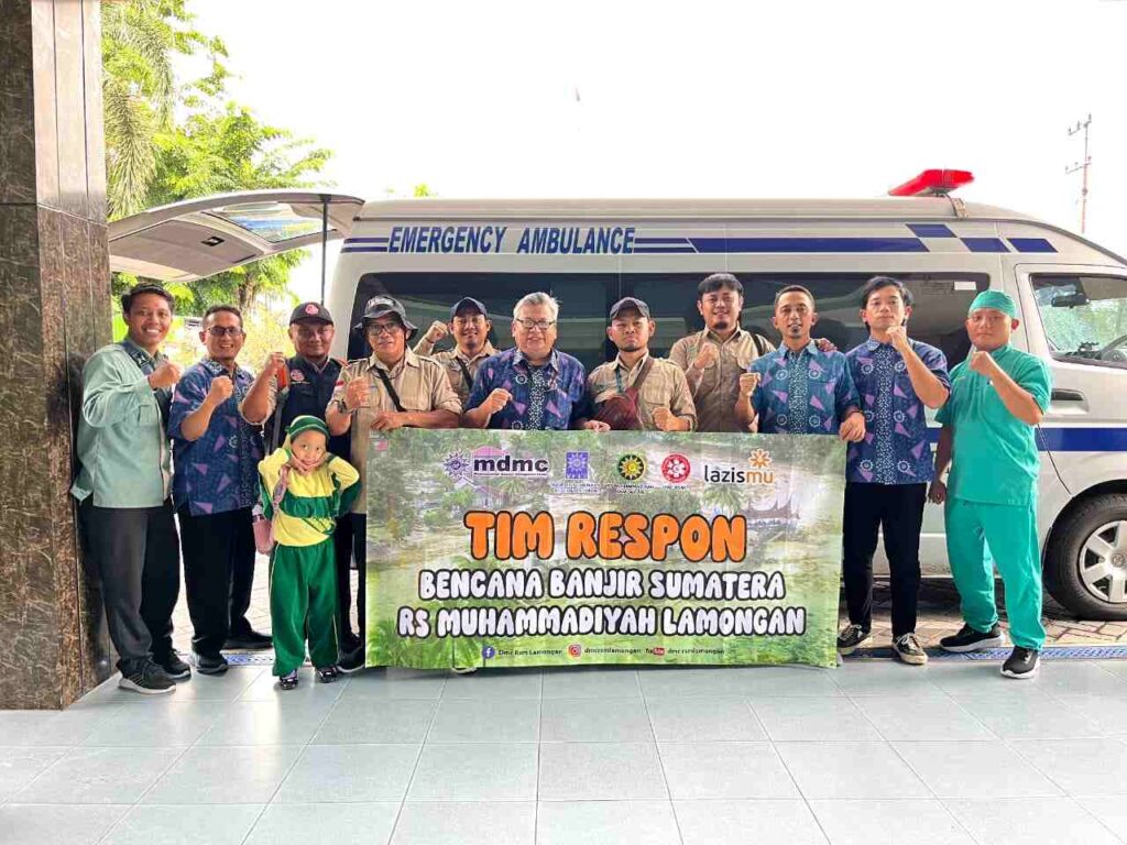 Respons Cepat Bencana, RS Muhammadiyah Lamongan Terjunkan Tim Medis ke Sumatera Utara