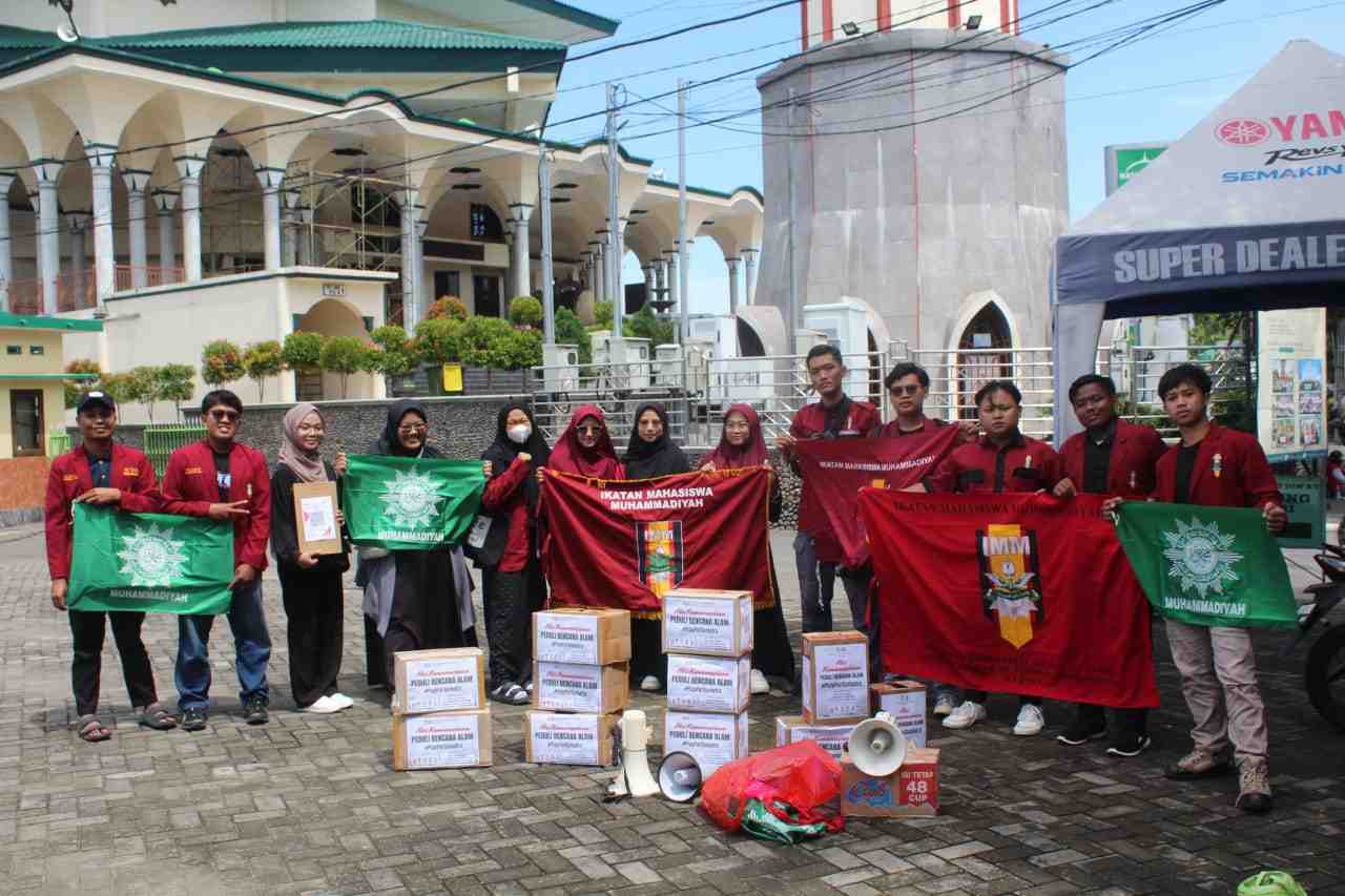 Peduli Banjir Sumatera, IMM Kediri Raya Maksimalkan Penggalangan Dana di Jantung Kota