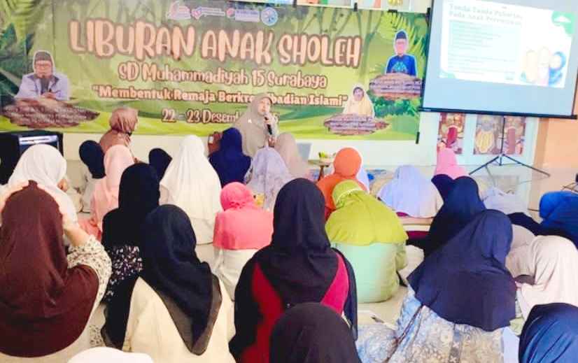 Liburan Anak Sholeh SDM Limas Bahas Materi Pubertas Putri