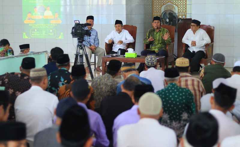 Reuni dan Kajian Fajar Shodiq Nurul Azhar Porong. (ist)