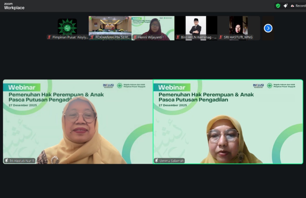 Asyiyah Soroti Lemahnya Pemenuhan Hak Perempuan Usai Perceraian, Meski Sudah Ada Putusan Pengadilan