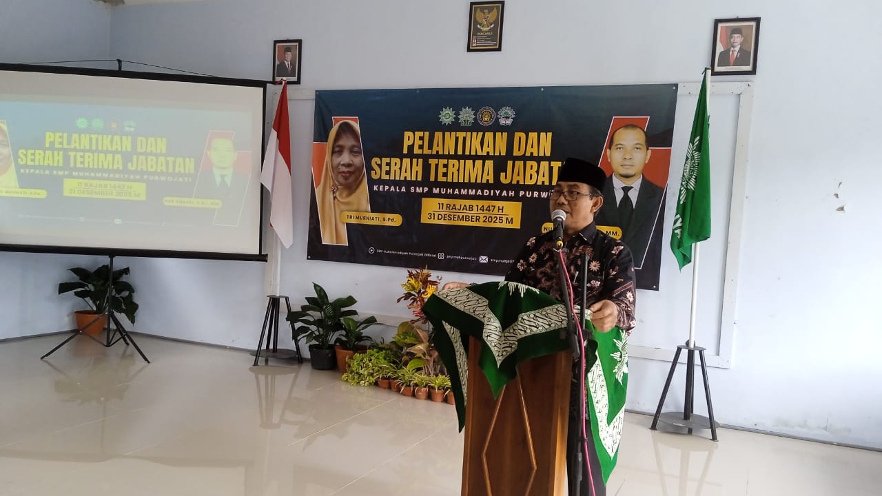 Ketua PCM Purwojati, Banyumas Tekankan Ikhlas dan Akselerasi Mutu Sekolah dengan Kerja Nyata